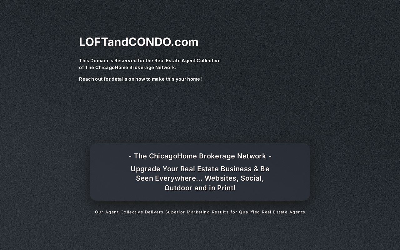 Lofts & Condos: Sale/Rent | The ChicagoHome Brokerage Network